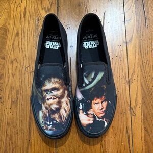 Star Wars Sperry Slip-On Shoes Men’s 9 Chewbacca & Han Solo w/ Box